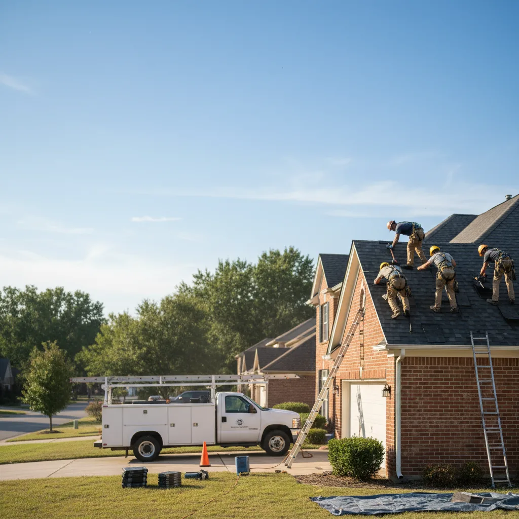 Roof Repair in Brick